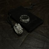 CHROME HEARTS Pentagon BS Fleur Ring