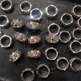 CHROME HEARTS Pentagon BS Fleur Ring