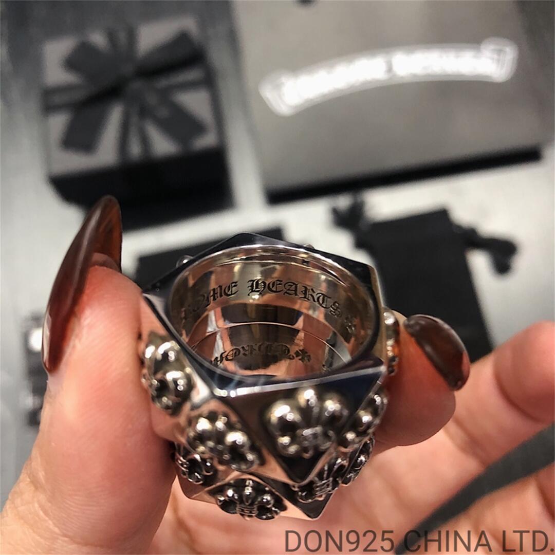 CHROME HEARTS Pentagon BS Fleur Ring