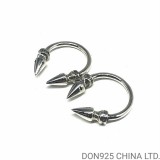 CHROME HEARTS Double Spike Ring (free size adjustable)