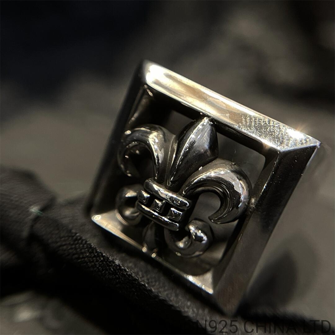 CHROME HEARTS BS Fleur Letter Block Ring