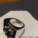 CHROME HEARTS BS Fleur Letter Block Ring