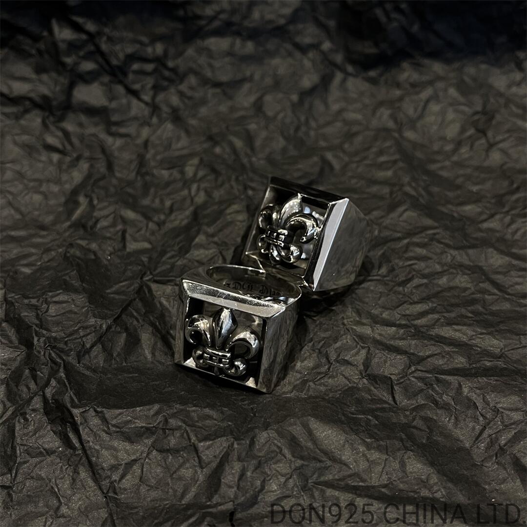 CHROME HEARTS BS Fleur Letter Block Ring