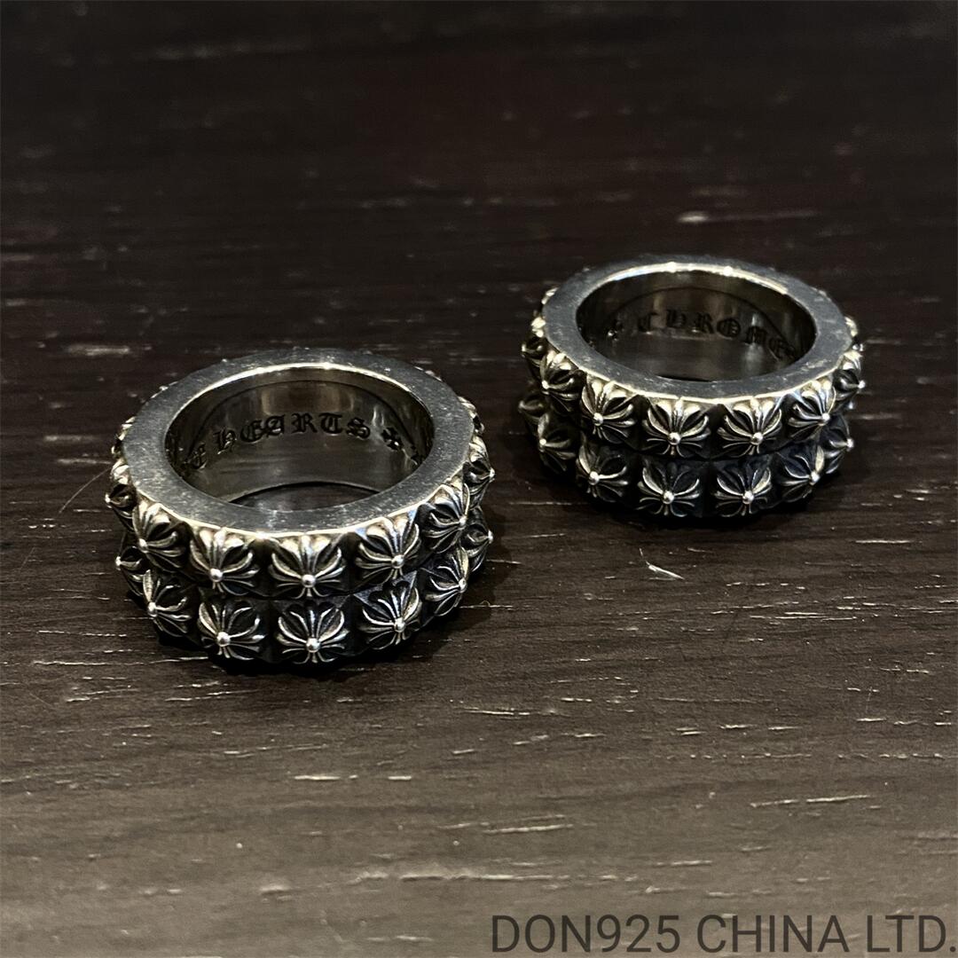 CHROME HEARTS Pete Punk Double Band Ring