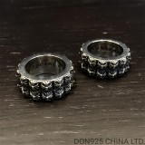 CHROME HEARTS Pete Punk Double Band Ring