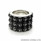 CHROME HEARTS Pete Punk Triple Stack Ring