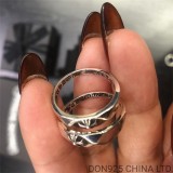 CHROME HEARTS Bubble Gum Pyramid CH Plus Ring