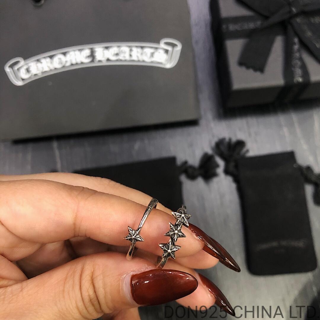 CHROME HEARTS Bubble Gum Triple Star Ring