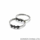 CHROME HEARTS Bubble Gum Triple CH Plus Ring