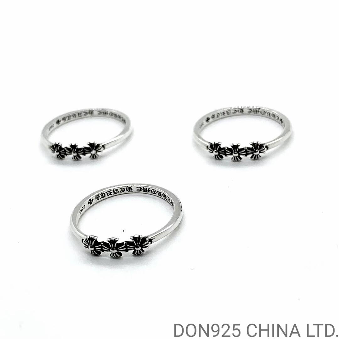 CHROME HEARTS Bubble Gum Triple CH Plus Ring