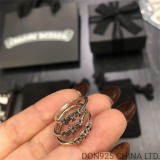 CHROME HEARTS Bubble Gum Triple CH Plus Ring