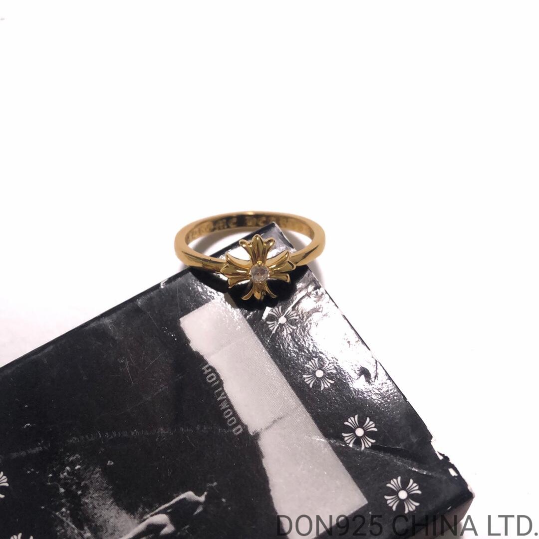 22K Gold CHROME HEARTS Bubble Gum CH Plus Ring