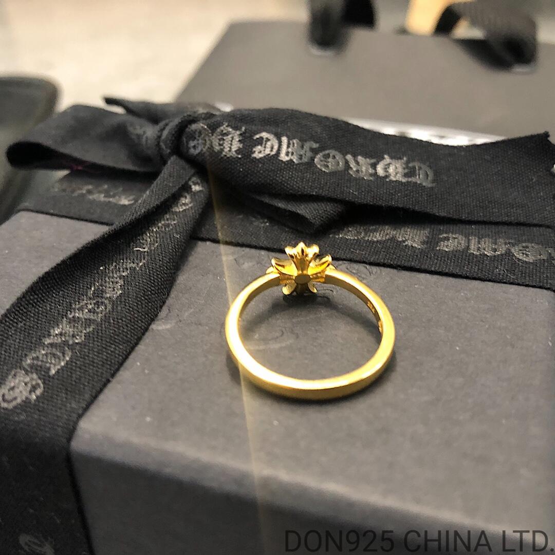 22K Gold CHROME HEARTS Bubble Gum CH Plus Ring