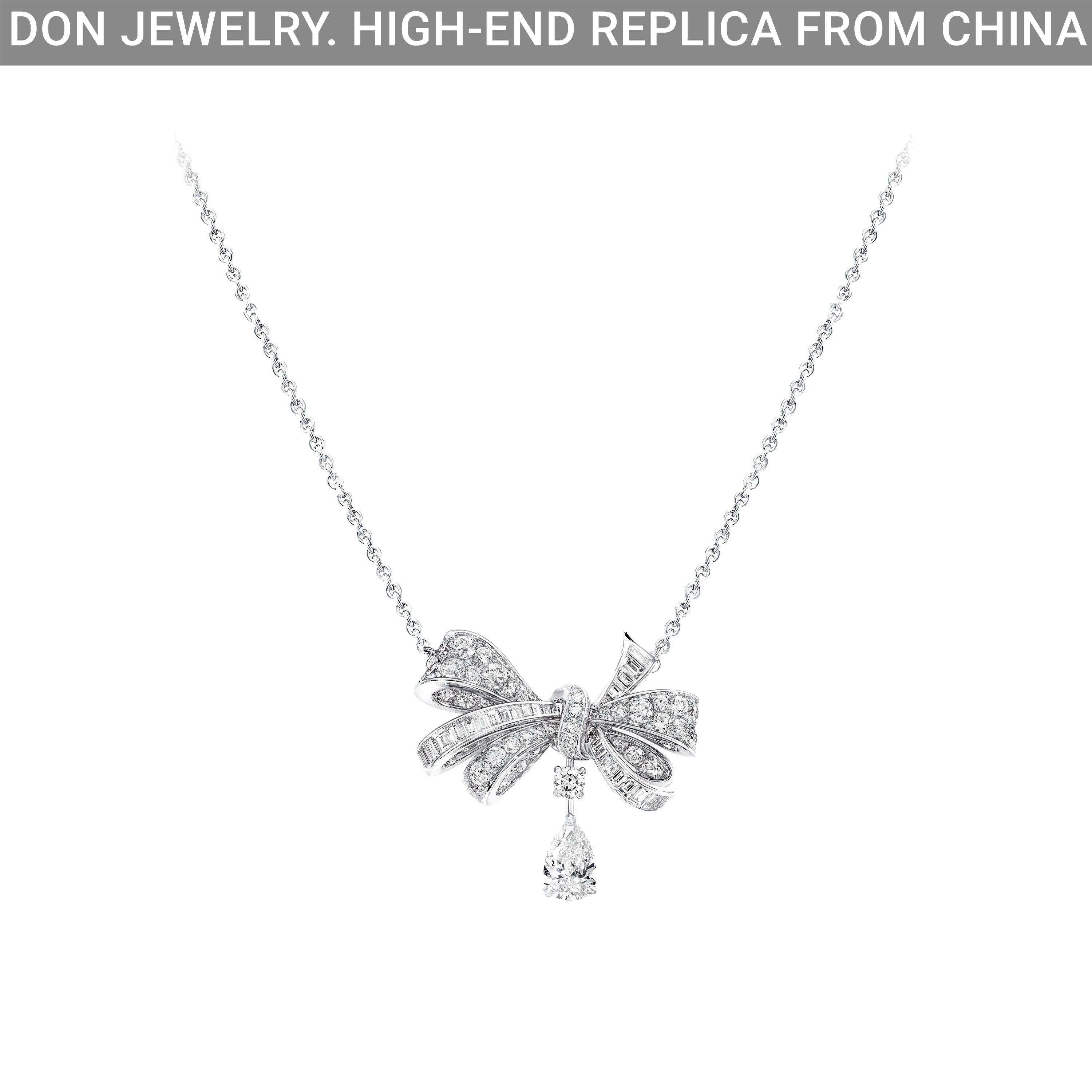 GRAFF Tilda's Bow Classic Diamond Drop necklace