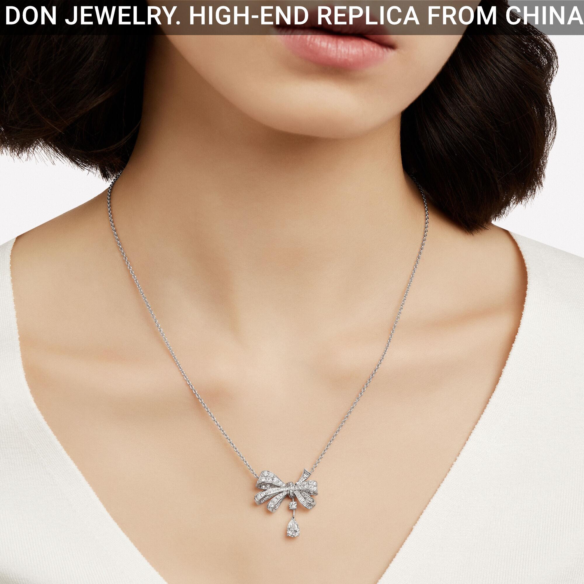 GRAFF Tilda's Bow Classic Diamond Drop necklace