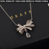 GRAFF Tilda's Bow Classic Diamond Drop necklace