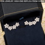 GRAFF Wild Flower Petite Pavé Diamond Ear Climbers