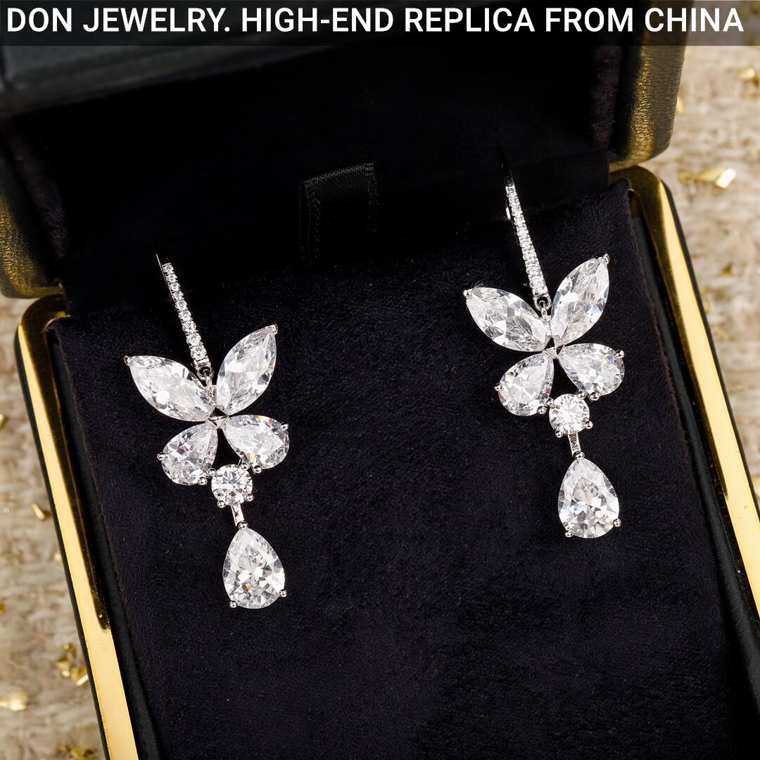 GRAFF Classic Butterfly Pear Shape Diamond Drop earrings