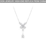 GRAFF Classic Butterfly Pear Shape Diamond Drop necklace