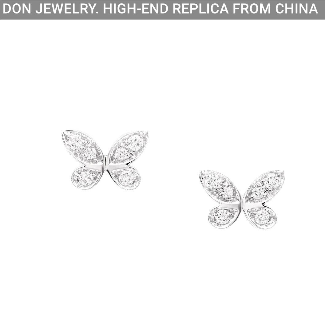 GRAFF Pavé Butterfly Diamond Petite Stud earrings