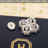 HARRY WINSTON Diamond Loop Full Motif Diamond earrings