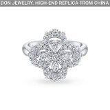 HARRY WINSTON Diamond Loop Full Motif Diamond ring