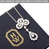 HARRY WINSTON Diamond Loop Chandelier necklace