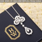 HARRY WINSTON Diamond Loop Chandelier necklace