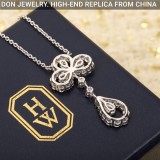 HARRY WINSTON Diamond Loop Chandelier necklace