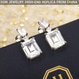 HARRY WINSTON Emerald-Cut Diamond earstuds