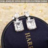 HARRY WINSTON Emerald-Cut Diamond earstuds