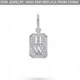 HARRY WINSTON HW Logo necklace