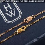 HARRY WINSTON HW Logo necklace