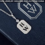 HARRY WINSTON HW Logo necklace