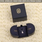 HARRY WINSTON HW Logo necklace