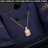 HARRY WINSTON HW Logo necklace