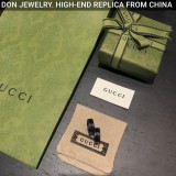 GUCCI Ceramic Icon Black ring