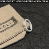 GUCCI Ceramic Icon White ring