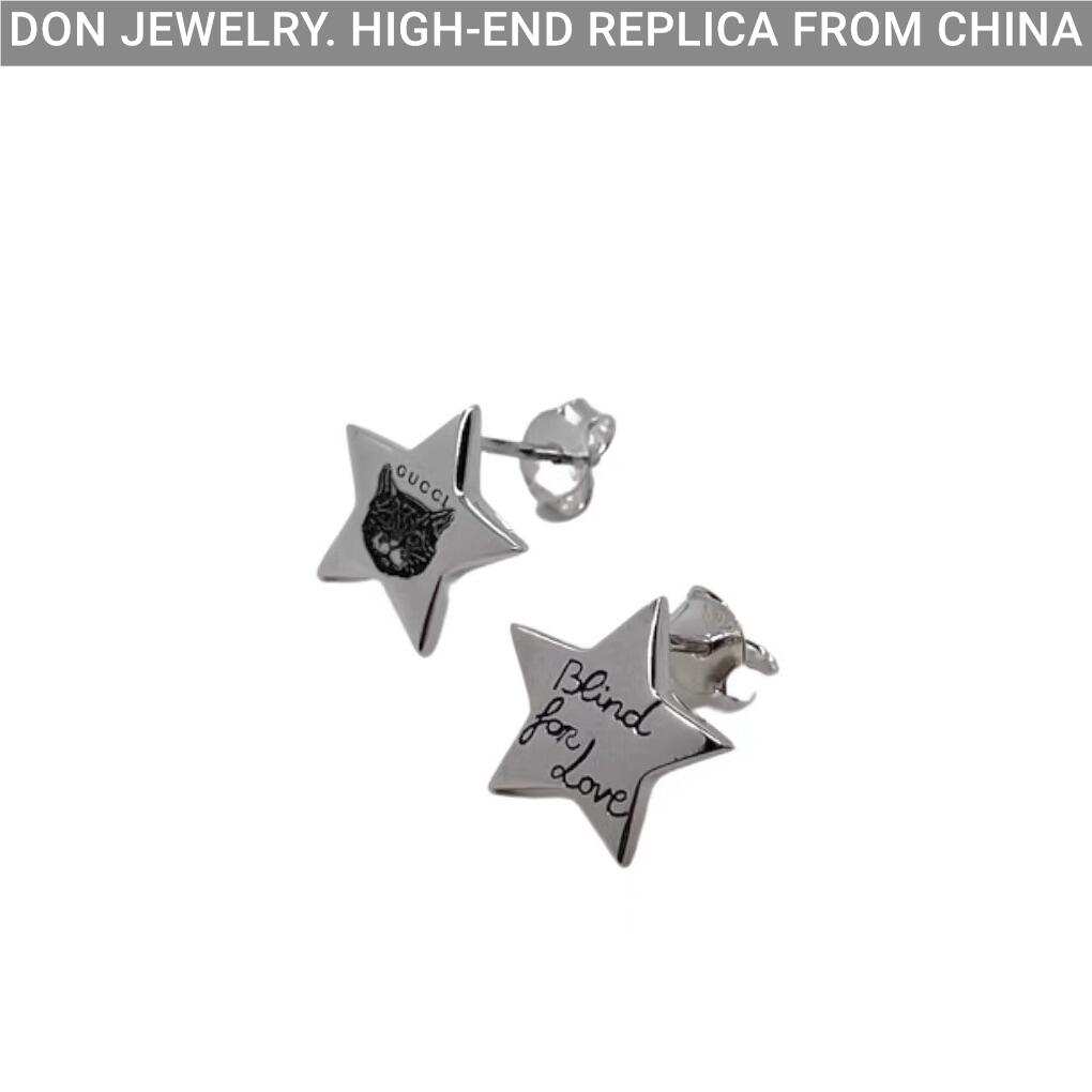 GUCCI Blind for Love Star earrings