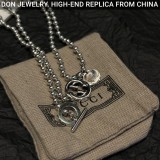 GUCCI Double G and Trademark necklace