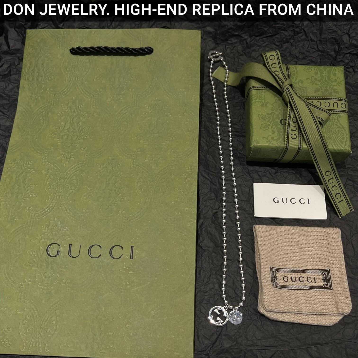 GUCCI Double G and Trademark necklace