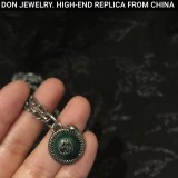 GUCCI Snake Malachite necklace