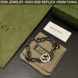 GUCCI Interlocking chain bracelet (thick)