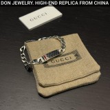 GUCCI Diamante Motif ID chain bracelet