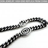 GUCCI Interlocking chain bracelet (thick 4mm)