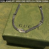 GUCCI Interlocking chain bracelet (thick 4mm)