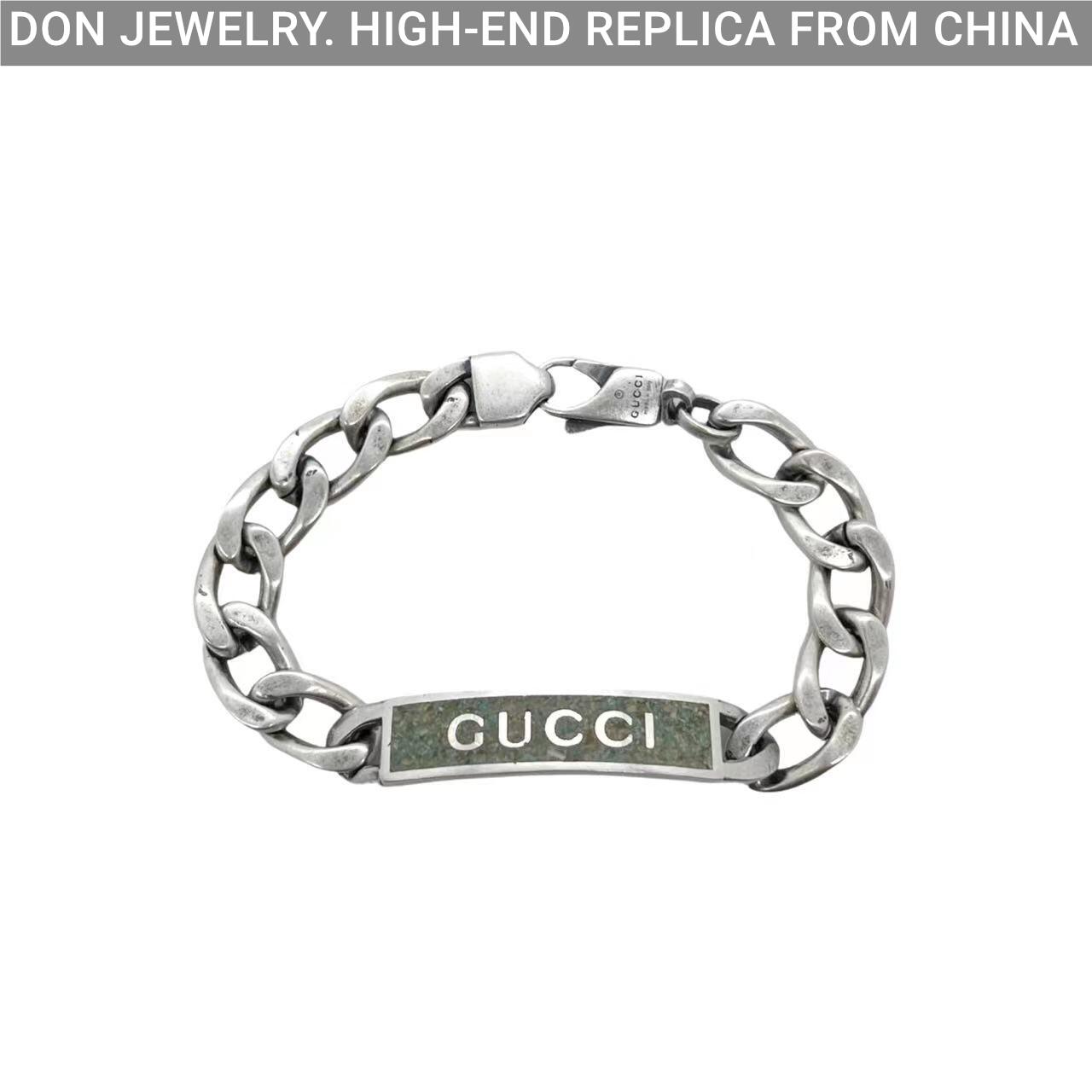 GUCCI Enamel chain bracelet