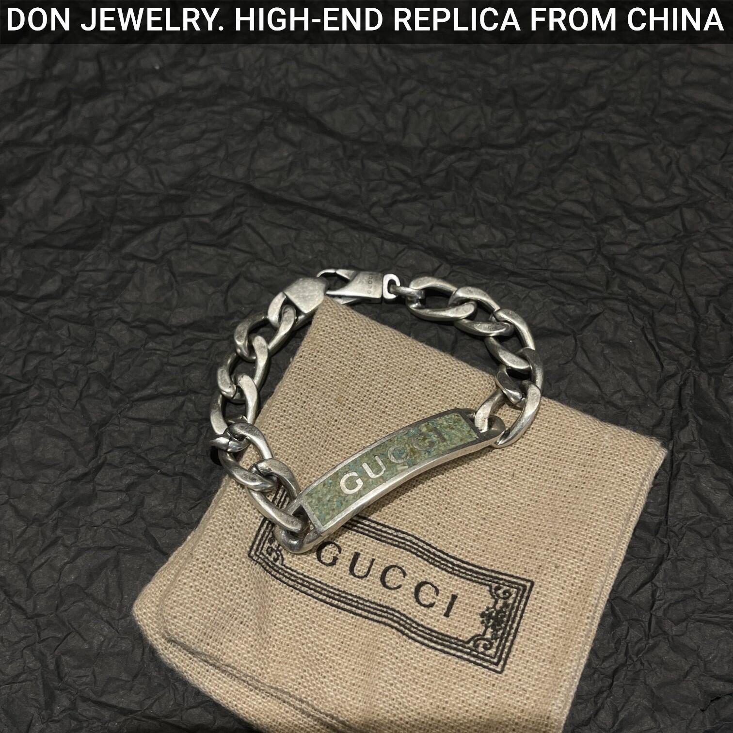 GUCCI Enamel chain bracelet