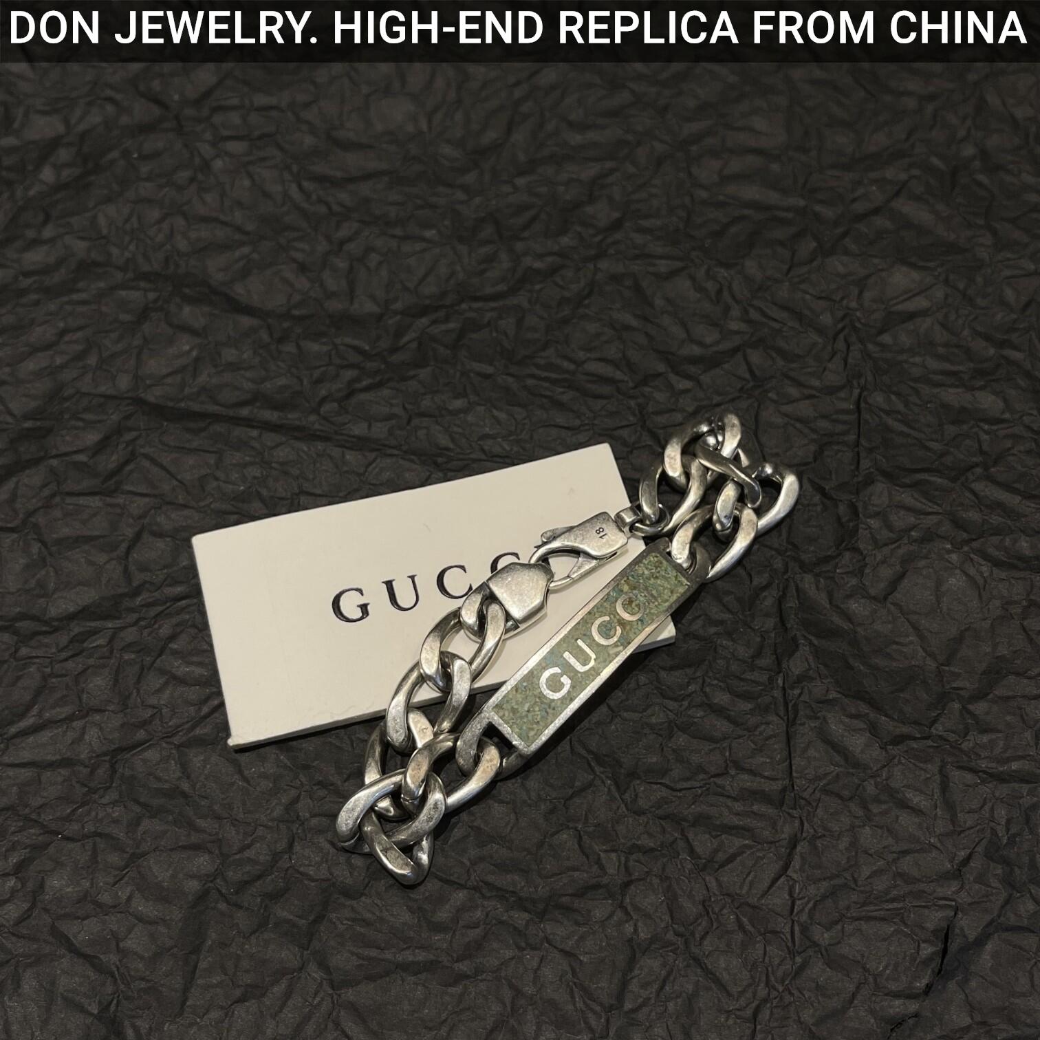 GUCCI Enamel chain bracelet