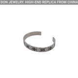 GUCCI GG and Bee Engraved bracelet